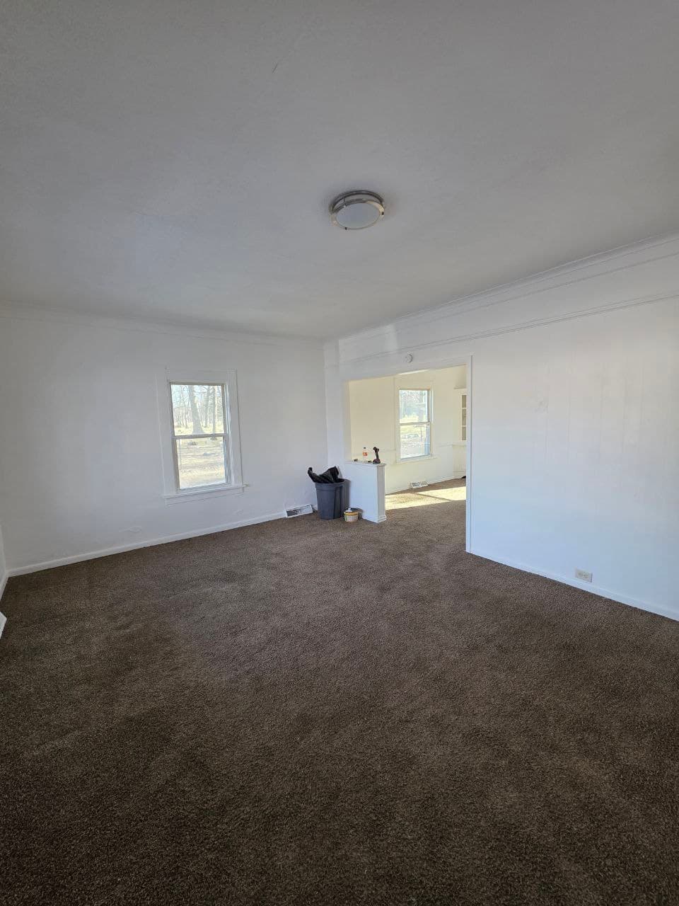 Finished, painted room ready for move-in